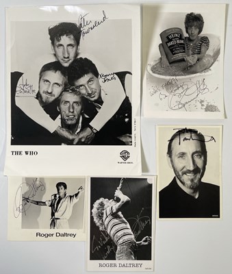 Lot 201 - THE WHO - SIGNED PHOTO COLLECTION.