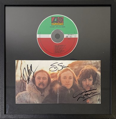 Lot 207 - CROSBY, STILLS AND NASH - SIGNED CD BOOKLET.