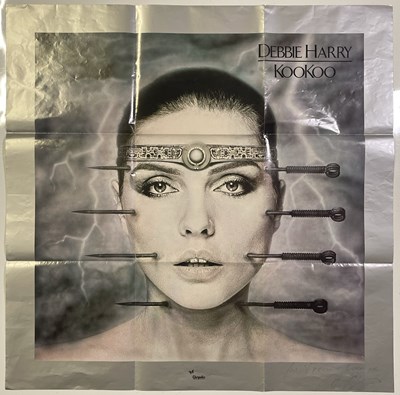 Lot 125 - BLONDIE / DEBBIE HARRY - HR GIGER SIGNED KOOKOO POSTER.