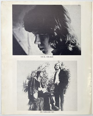 Lot 81 - NICK DRAKE - A RARE CONCERT PROGRAMME, 1970.