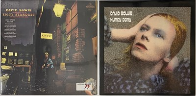 Lot 727 - DAVID BOWIE LIMITED EDITION LPS PACK - HUNKY DORY EMI 100 & ZIGGY STARDUST 1/2 SPEED