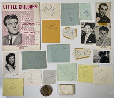 Lot 206 - 1960S STARS - AUTOGRAPH COLLECTION INC JAMES BROWN / MONKEES / DUSTY / WALKER BROS.