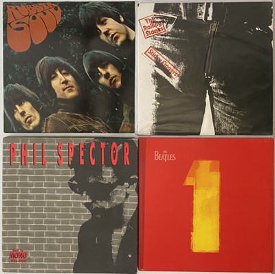 Lot 728 - 90'S REPRESS LPS PACK - ROLLING STONES - THE BEATLES, PHIL SPECTOR 'BACK TO MONO' BOX