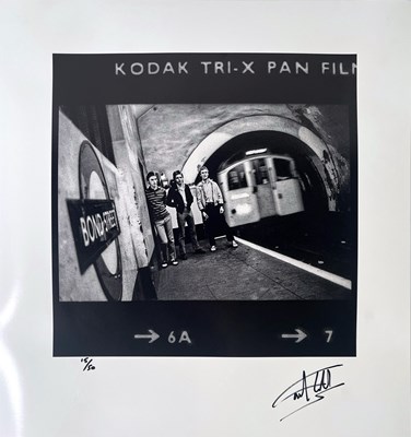 Lot 430 - MARTYN GODDARD - THE JAM - SIGNED LIMITED EDITION PHOTO PRINT.
