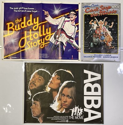 Lot 129 - MUSIC-RELATED FILM POSTERS INC ORIGINAL ABBA QUAD.
