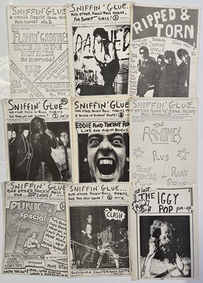 Lot 478 - PUNK FANZINES INC SNIFFIN' GLUE.