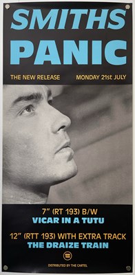 Lot 462 - THE SMITHS - ORIGINAL ROUGH TRADE PROMO POSTER FOR 'PANIC'.