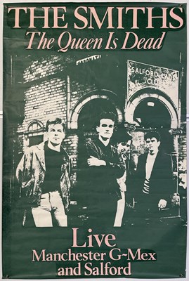 Lot 464 - THE SMITHS - 1986 QUEEN IS DEAD TOUR MANCHESTER G-MEX BILLBOARD.