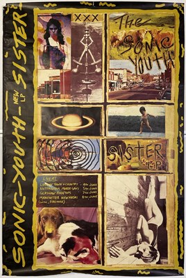 Lot 131 - SONIC YOUTH - SISTER (1987) - ORIGINAL BILLBOARD POSTER.