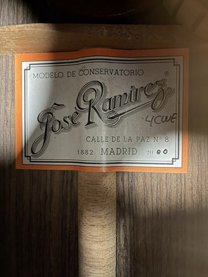 Lot 39 - 2000 JOSE RAMIREZ 4CWE ELECTRO-ACOUSTIC GUITAR.
