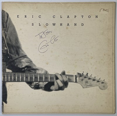 Lot 373 - ERIC CLAPTON - SIGNED SLOWHAND LP.
