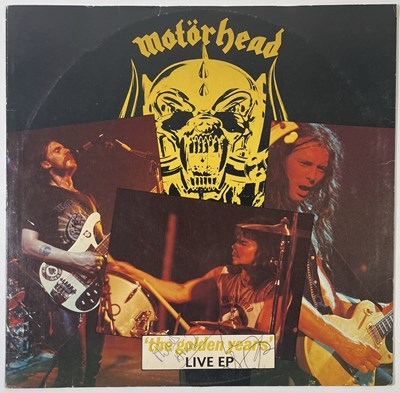 Lot 229 - MOTORHEAD - SIGNED GOLDEN YEARS LP.