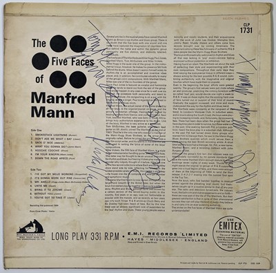 Lot 230 - MANFRED MANN - SIGNED LP.