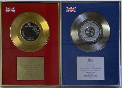 Lot 277 - PET SHOP BOYS - AWARDS INC ORIGINAL BPI FOR 'WHAT HAVE I DONE..'.
