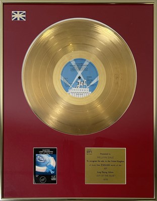 Lot 283 - ELO - OUT OF THE BLUE - OFFICIAL BPI GOLD DISC AWARD.