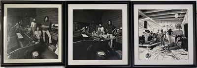 Lot 343 - STEELY DAN - SET OF THREE ORIGINAL ED CARAEFF 'COUNTDOWN TO ECSTASY' PHOTOGRAPHS.