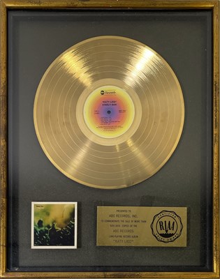 Lot 396 - STEELY DAN - ORIGINAL RIAA AWARD FOR 'KATY LIED'.