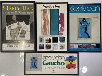 Lot 398 - STEELY DAN - POSTER COLLECTION INC ORIGINAL GAUCHO PROMOTIONAL POSTERS.