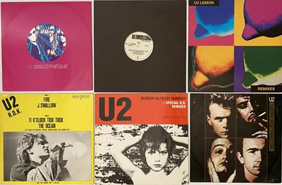 Lot 823 - U2 - PRIMAL SCREAM - JESUS AND MARY CHAIN 12" COLLECTION - INC PROMOS/REMIXES