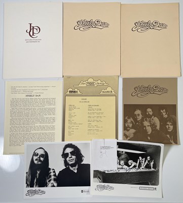 Lot 403 - STEELY DAN - SIGNED PROMOTIONAL PRESS KIT FOR THE BAND.