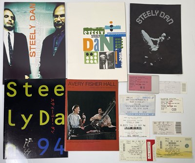 Lot 405 - STEELY DAN - PROGRAMMES AND TICKET COLLECTION.