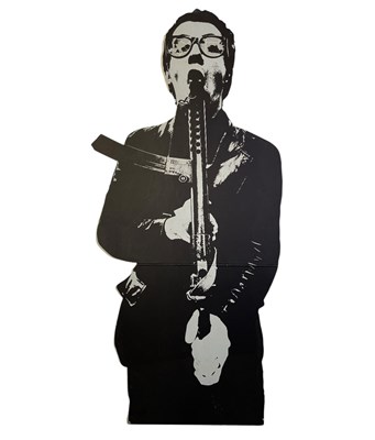 Lot 480 - ELVIS COSTELLO - ORIGINAL BARNEY BUBBLES DESIGNED CARD SHOP DISPLAY.