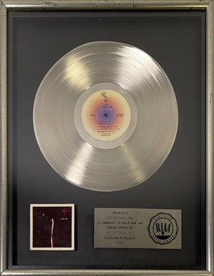 Lot 413 - STEELY DAN - ORIGINAL RIAA PLATINUM DISC AWARD FOR AJA.