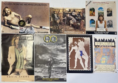Lot 138 - 1970S PROG / ROCK POSTER COLLECTION INC KEVIN AYERS / PETER GABRIEL.