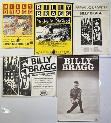 Lot 142 - BILLY BRAGG - CONCERT/WORKER'S PLAYTIME POSTER COLLECTION.