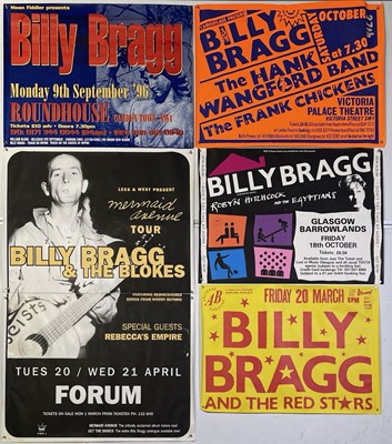 Lot 144 - BILLY BRAGG - LARGE CONCERT POSTER COLLECTION.