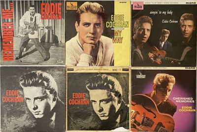 Lot 841 - 50'S-60'S ROCK & ROLL LPS - EDDIE COCHRAN, GENE VINCENT, BUDDY HOLLY