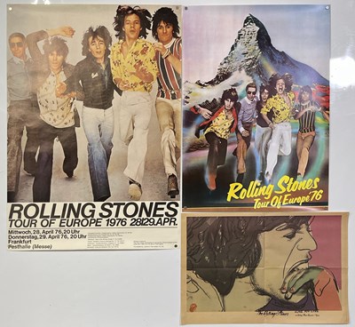Lot 327 - THE ROLLING STONES - POSTERS INC ORIGINAL GERMAN CONCERT POSTER.