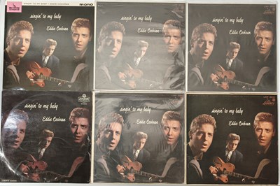 Lot 842 - EDDIE COCHRAN ARCHIVE LPS - UK, USA, EURO DUPLICATES ON LONDON, LIBERTY ETC.