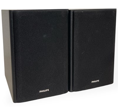 Lot 17 - PHILIPS DCM-7005 BOOKSHELF SPEAKERS.