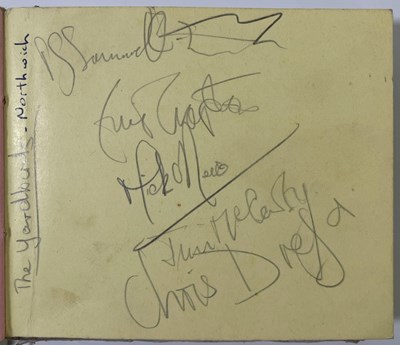 Lot 236 - 1960S AUTOGRAPH COLLECTION INC YARDBIRDS WITH ERIC CLAPTON.