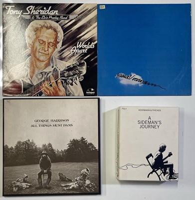Lot 340 - BEATLES RELATED MEMORABILIA INC KLAUS VOORMANN / TONY SHERIDAN SIGNED.