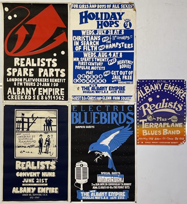 Lot 148 - THE DEPTFORD ALBANY POSTER COLLECTION - ASSORTED ALBANY POSTERS.