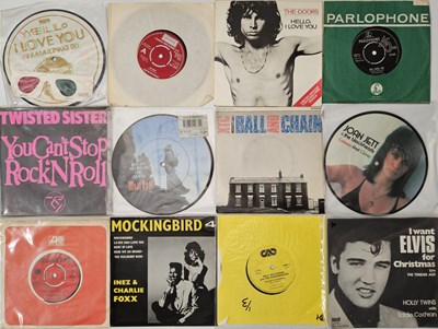 Lot 853 - LARGE COLLECTION OF 7" SINGLES - ROCK, INDIE, ROCK & ROLL, ELVIS + CD BOXSETS