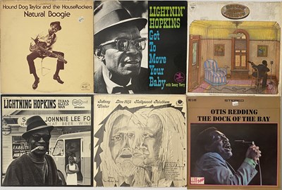 Lot 856 - BLUES - DELTA - ELECTRIC LPS - R. JOHNSON, HOUND DOG TAYLOR, LIGHTNING HOPKINS