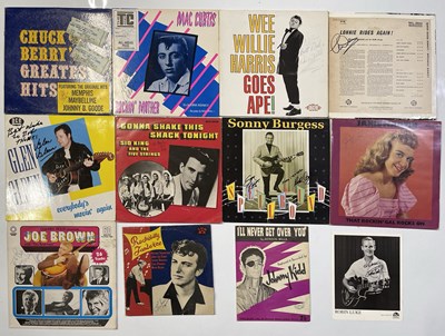 Lot 295 - ROCK N ROLL - AUTOGRAPHS AND MEMORABILIA INC SIGNED CHUCK BERRY.