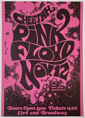 Lot 320 - PINK FLOYD - ORIGINAL US HANDBILL.