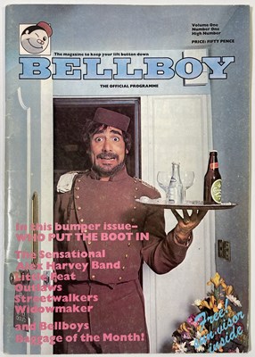Lot 238 - THE WHO - BELLBOY PROGRAMME SIGNED BY DALTREY AND ENTWISTLE.