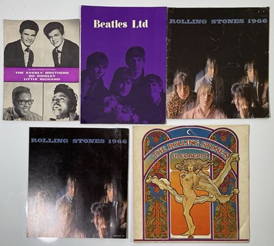 Lot 83 - THE ROLLING STONES / BEATLES - COLLECTABLE ORIGINAL 1960S TOUR BOOKS AND PROGRAMMES INC PETE BEST SIGNED.