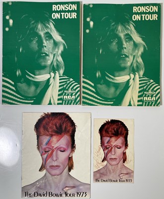 Lot 555 - DAVID BOWIE INTEREST - SPIDERS SIGNED TOUR PROGRAMME.