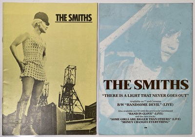 Lot 465 - THE SMITHS - ORIGINAL CARD STANDEE FOR 'THERE IS A LIGHT' / GERMAN TOUR PROGRAMME.