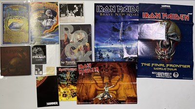 Lot 62 - MUSIC MEMORABILIA INC IRON MAIDEN SIGNED.