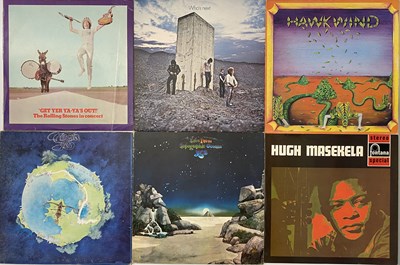 Lot 969 - ROCK - POP - SOUL - VARIOUS ARTISTS LPS - HAWKWIND, ROLLING STONES, YES, THE WHO