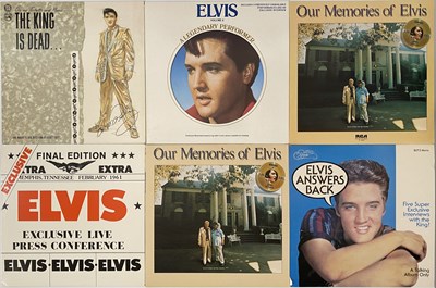 Lot 1012 - ELVIS / RELATED - ROCK / POP - LPs / 12" / 7" COLLECTION