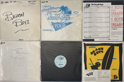 Lot 974 - THE BEACH BOYS - RADIO SHOW RARITIES WITH ACETATES, CUE SHEETS INCLUDED