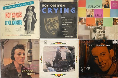 Lot 943 - ROCK N ROLL LP'S AND COMPILATIONS - GENE VINCENT, CARL PERKINS, ROY ORBISON, EDDIE COCHRAN